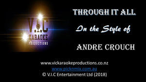 Andre Crouch - Through it all - Karaoke Bars & Productions Auckland