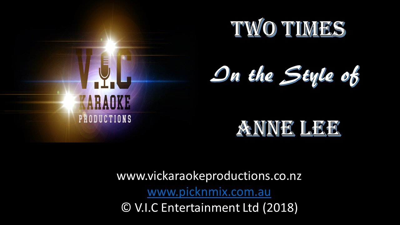 Anne Lee - Two Times - Karaoke Bars & Productions Auckland