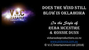 Reba McEntire & Ronnie Dunn - Does the Wind Still Blow in Oklahoma - Karaoke Bars & Productions Auckland